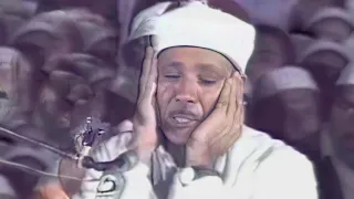 الشيخ عبدالباسط عبدالصمد الحاقة والضحى والشرح زلزال قلب المسجد الى نحيب وضجيج نسخة نقية HQ 