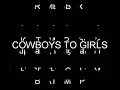 THE INTRUDERS cowboys to girls Lyrics.wmv