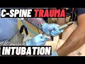 How to Intubate a Trauma Patient with Suspected Cervical Spine Injury GlideScope MILS Bougie