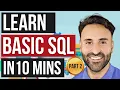 SQL for Beginners Step by Step Tutorial Part 2