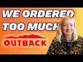 Outback Steakhouse Review Two Brits and a Free Bloomin Onion