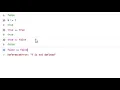 Learning Programming with Javascript - Boolean Conditions and Types