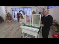 Plow Hearth 16 x24 Indoor Wood Frame Mesh Painting Wall Art on QVC