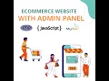 Complete E-Commerce website using PHP JavaScript and MySQL PHP Project With Source Code