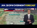 Dallas weather Jan 28 overnight forecast