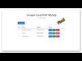 Simple Crud PHP MySQL Bootstrap - Detail Edit Delete Data Final