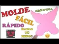 How to make a butterfly template