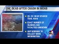 At least one dead in three-vehicle crash on US-191 in Moab