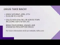 Drug Take Back Day comes back to Kiii-TV studios Saturday