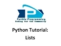 Python Tutorial Lists