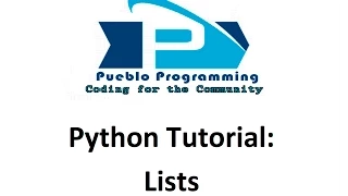 Python Tutorial Lists