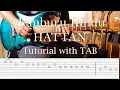 HATTAN - Memburu Rindu - Guitar Intro \u0026 Solo Tutorial with TAB