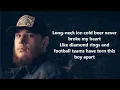 Beer Never Broke My Heart - Luke Combs (LYRICS)
