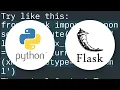 Python Flask how to set content type