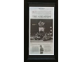 Muhammad Ali Framed Louisville Courier Journal Newspaper Day After Death Boxing Legend