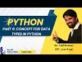 Python Part 6 Concept of data types Fluxeducare Dr Anil Kumar
