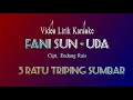 Uda - Fani Sun (Lyric) - Karaoke No Vokal