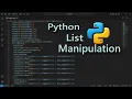 Python List Manipulation A Step-by-Step Guide Part 2 2024
