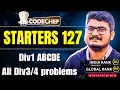 CodeChef Starters 127 Editorial Div1 ABCDE All problems