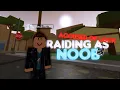 Raiding As NOOB on Da Hood ACCUSED OF LOCK ON MOBILE
