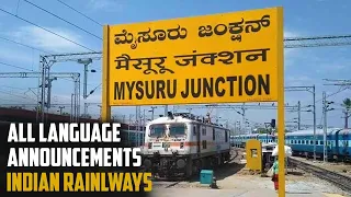all languages train announcement compilation 