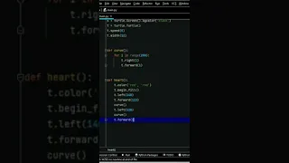 Using Python Creating Heart Shape Pattern Python Turtle