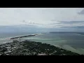 360-degree pan of outer bands of hurricane Nicole in Destin Florida the day after it came ashore