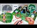AUX Mini Split AC Outdoor Circuit LED 3 Fault Fix More F1 F7 E5