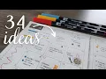34 Ways to Use the Monthly Pages of Your Planner bonus sidebar ideas