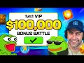 Download Lagu We did a 1vs1 VIP BONUS BUY BATTLE... \u0026 they PICKED A TON OF SLOTS!! (Bonus Buys)