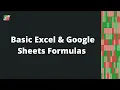 Basic Sheet Formulas - Sectors Made Simple Free Webinar