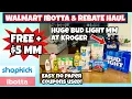 WALMART IBOTTA REBATE HAUL one little Kroger transaction too with a big MM