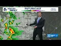 Latest Weather Isolated showers with slightly lower temperatures
