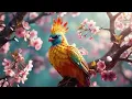 Vibrant Bird in Cherry Blossoms