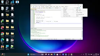 How to run C codes in Notepad