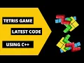 how to make tetris in c Free Source Code Mini Project Latest