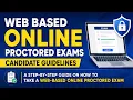 Online Proctored Exam Candidate Guidelines Explained