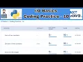 Basics Coding Practice - 1D Answers Python NxtWave CCBP 4 0