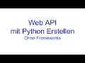 Web API Schnittstelle mit Python Erstellen - Ohne Frameworks Kovolff