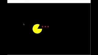 Pac-man animation with Python on repl it