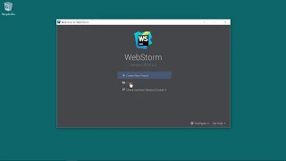 Node js mini-project in WebStorm