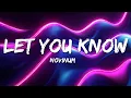 Download Lagu NoVinum - Let You Know (Lyrics)