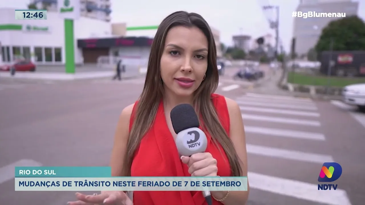 Mudanças de trânsito em Rio do Sul neste feriado de 7 de setembro