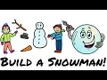 Drawing a Snowman - Coloring For Kids