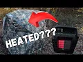Big Buddy Heater in a TideWe See-Through Hunting Blind