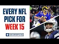 Brady Quinn and Pete Prisco make EVERY WEEK 15 NFL Pick CBS Sports