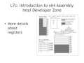 CNIT 127 Lecture 7 Intro to 64-Bit Assembler