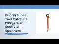Priory Super Tool Snail Brand - Scaffolding Steel Fixing Tools