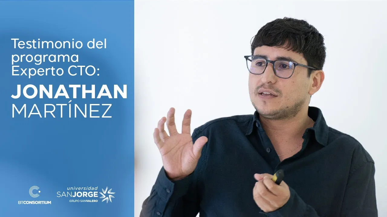Testimonio del programa Experto CTO | Jonathan Martínez - YouTube thumbnail