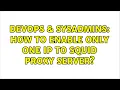 DevOps SysAdmins How to enable only one ip to squid proxy server